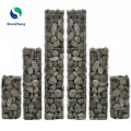 Square Hole Welded gabion box for home garden  wall gabion beach